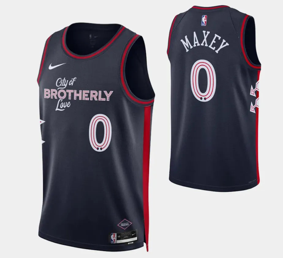 Regata Philadelphia 76ers Swingman City Edition 23/24 Azul Masculina Nike