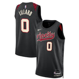 Regata Portland Trailblazers Swingman City Edition 23/24 Preta Masculina Nike