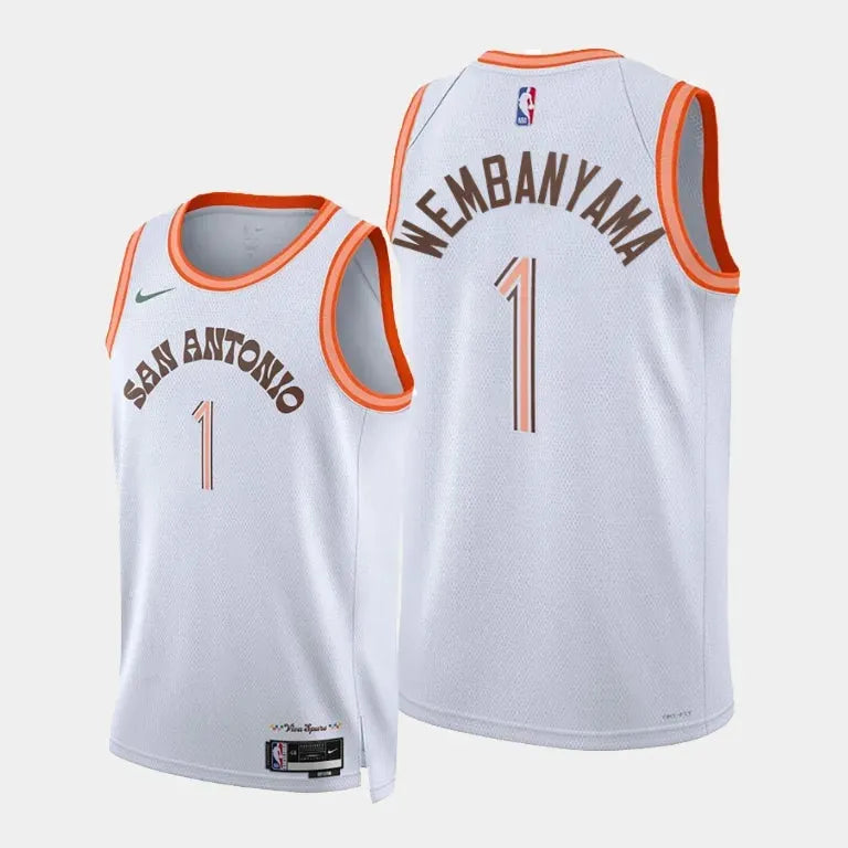 Regata San Antonio Spurs Swingman City Edition 23/24 Branca Masculina Nike