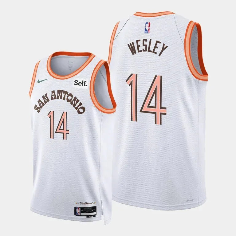 Regata San Antonio Spurs Swingman City Edition 23/24 Branca Masculina Nike