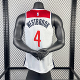 Regata Washington Wizards Swingman Association Edition 23/24 Branca Masculina Nike