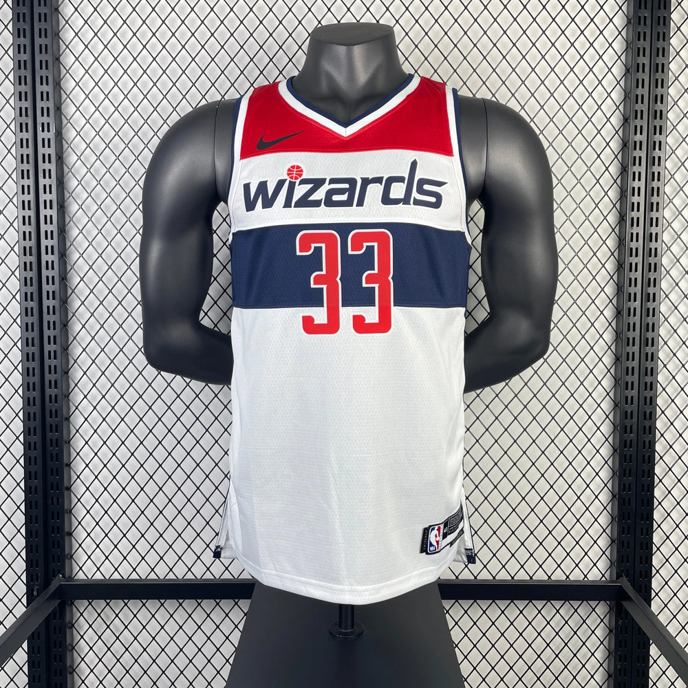 Regata Washington Wizards Swingman Association Edition 23/24 Branca Masculina Nike