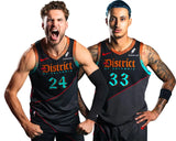 Regata Washington Wizards Swingman City Edition 23/24 Preta Masculina Nike