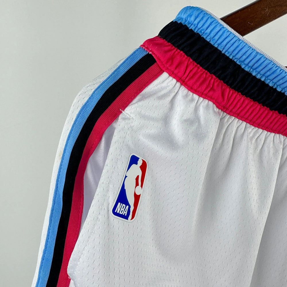 Short NBA Miami Heat Association Edition 24/25 Branco Nike