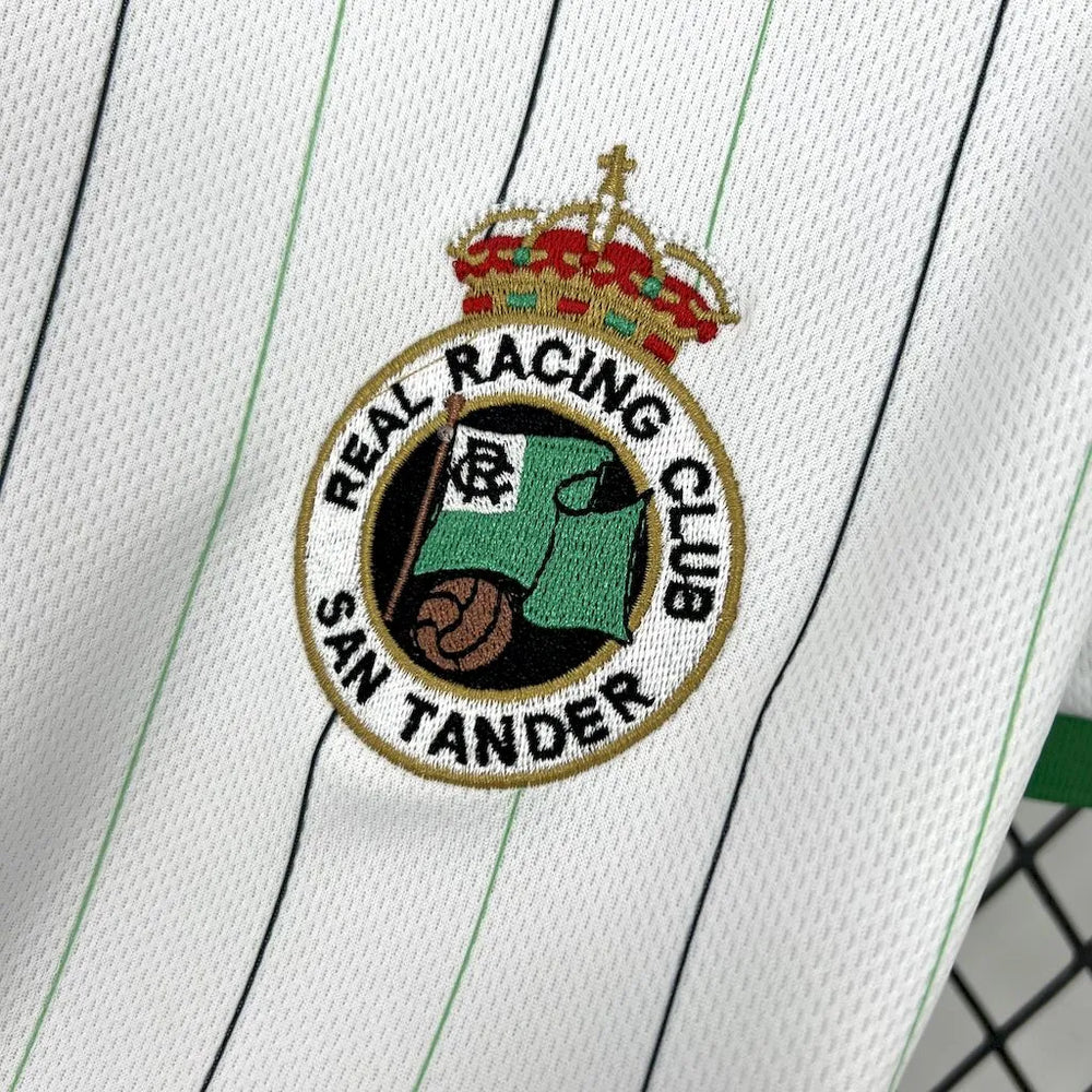 Camisa Real Racing Club de Santander 112 Anos Branca Masculina Pompeii