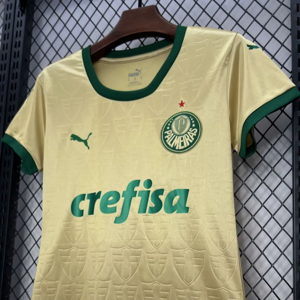 Camisa Palmeiras III 24/25 Dourada Feminina Puma