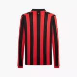 Camisa AC Milan Edição Especial 125 Anos Manga Longa Vermelha e Preta Masculina Puma