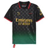 Camisa AC Milan Edição Especial x OffWhite 2025 Preta/Verde Masculina Puma