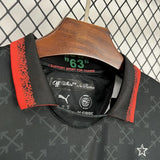 Camisa AC Milan Edição Especial x OffWhite 2025 Preta/Verde Masculina Puma