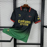 Camisa AC Milan Edição Especial x OffWhite 2025 Preta/Verde Masculina Puma