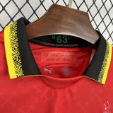 Camisa AC Milan Edição Especial x OffWhite 2025 Vermelha/Verde Masculina Puma