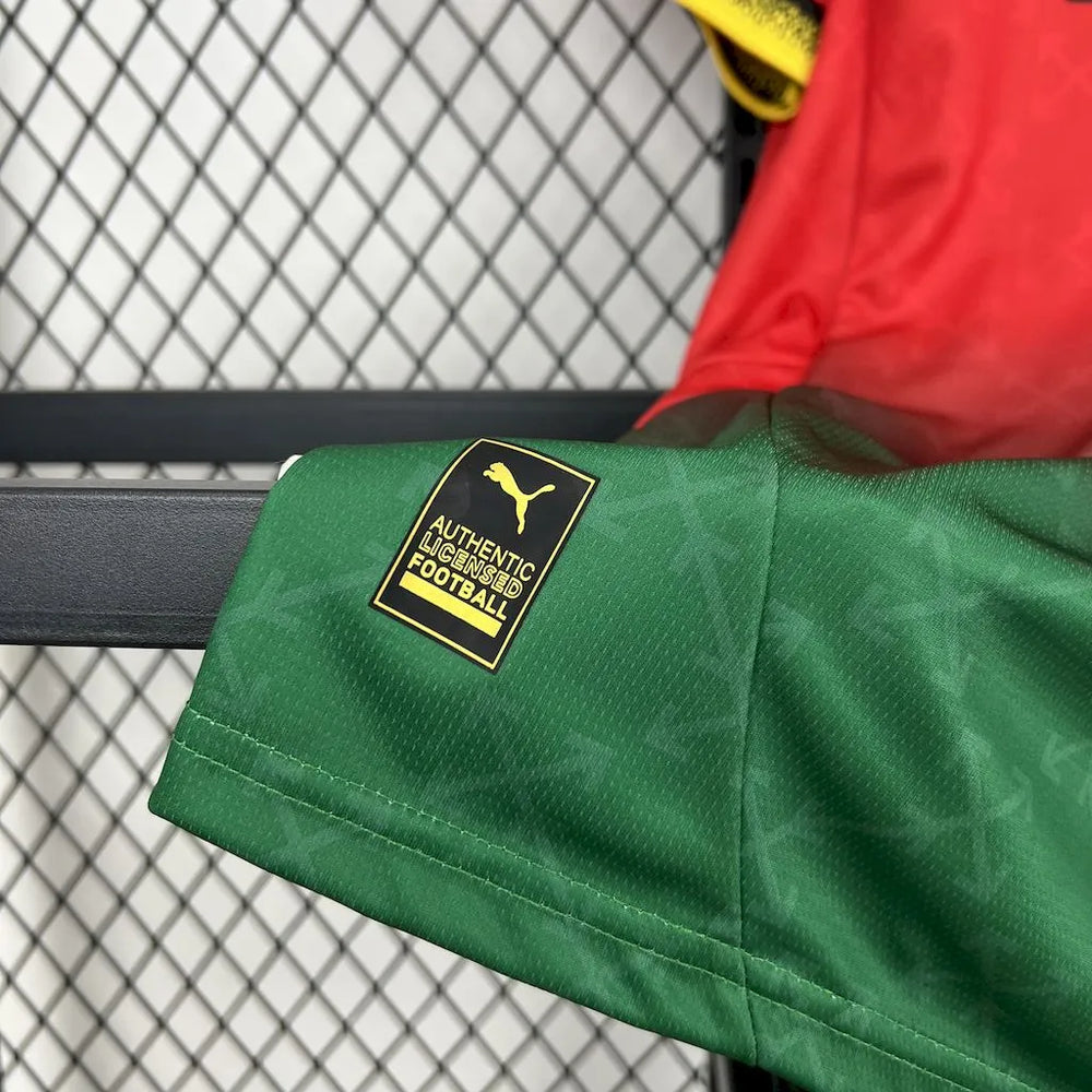 Camisa AC Milan Edição Especial x OffWhite 2025 Vermelha/Verde Masculina Puma