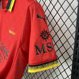 Camisa AC Milan Edição Especial x OffWhite 2025 Vermelha/Verde Masculina Puma