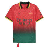 Camisa AC Milan Edição Especial x OffWhite 2025 Vermelha/Verde Masculina Puma