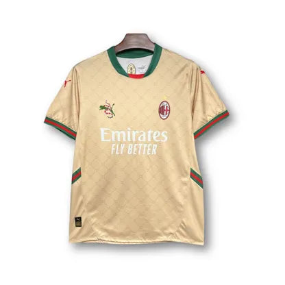 Camisa AC Milan x Gucci Bege Masculina Puma