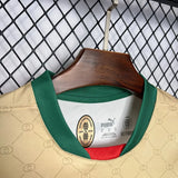 Camisa AC Milan x Gucci Bege Masculina Puma