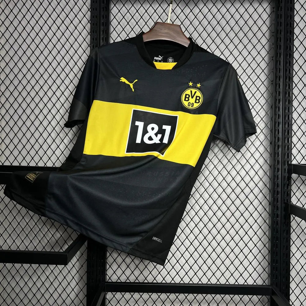 Camisa Borussia Dortmund II 24/25 Preta Masculina Puma