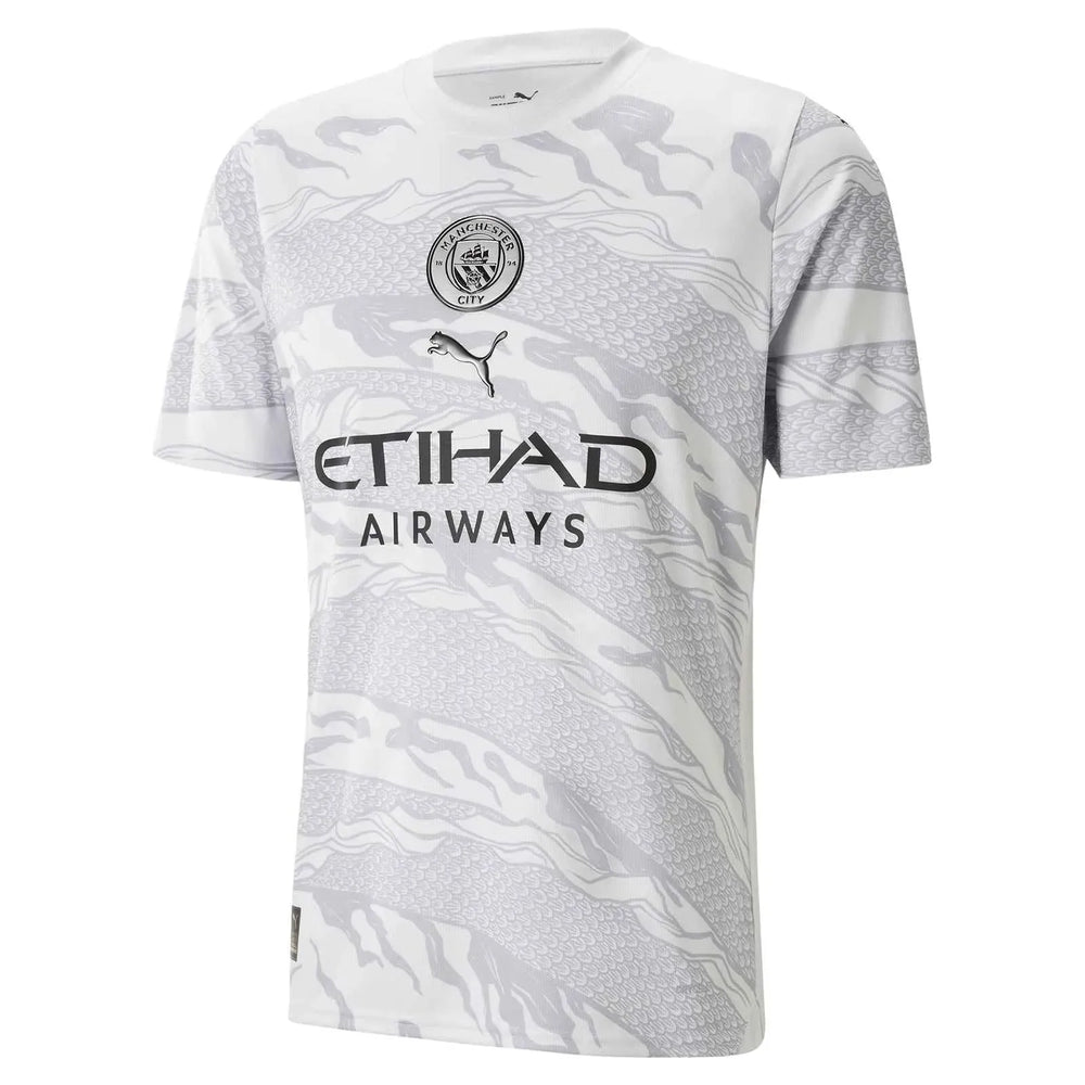 Camisa Manchester City Edição Especial Ano do Dragão 24/25 Branca Masculina Puma