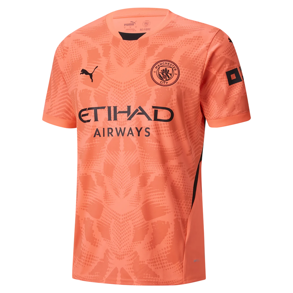 Camisa Manchester City Goleiro 24/25 Laranja Masculina Puma