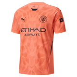 Camisa Manchester City Goleiro 24/25 Laranja Masculina Puma