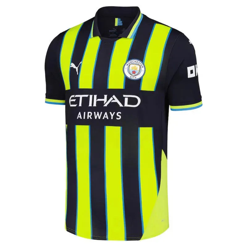 Camisa Manchester City II 24/25 Verde e Preta Masculina Puma
