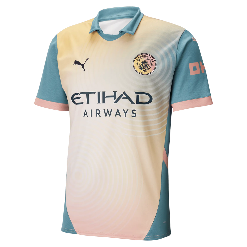 Camisa Manchester City IV 24/25 Definitely City Amarela Masculina Puma