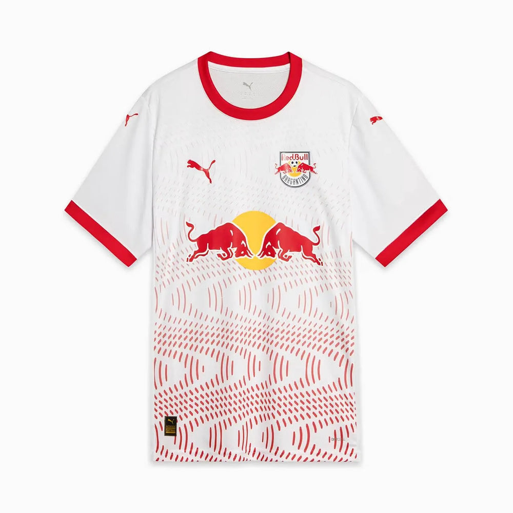 Camisa Red Bull Bragantino I 25/26 Branca Masculina Puma