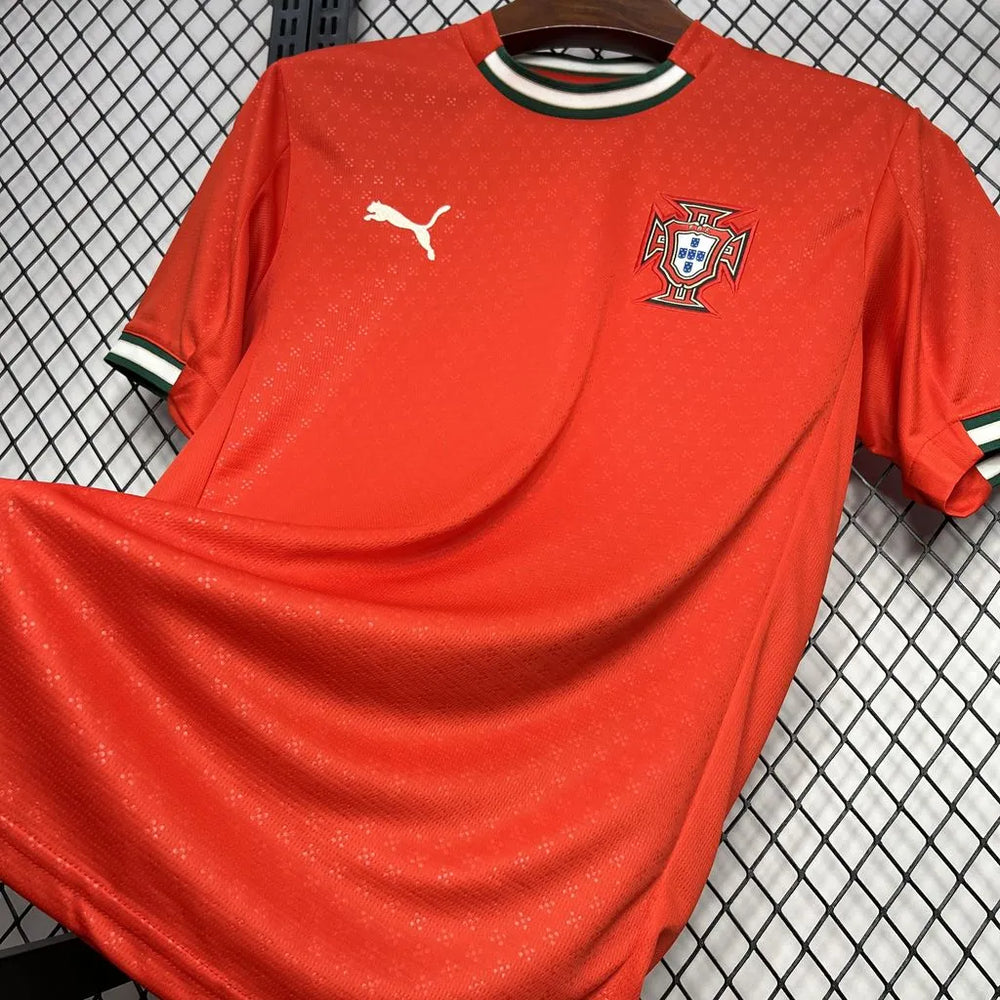 Camisa Seleção Portugal I 25/26 Vermelha Masculina Puma