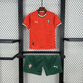 Conjunto Infantil Seleção Portugal I 25/26 Vermelho Puma