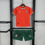 Conjunto Infantil Seleção Portugal I 25/26 Vermelho Puma