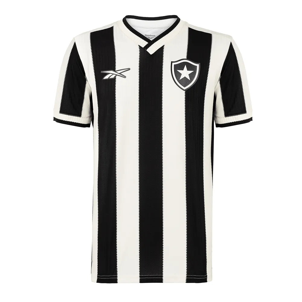 Camisa Botafogo I 24/25 Preta e Branca Masculina Reebok