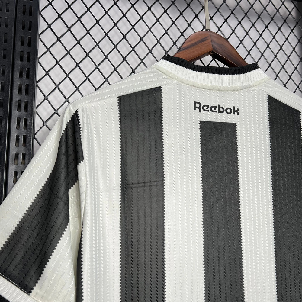 Camisa Botafogo I 24/25 Preta e Branca Masculina Reebok