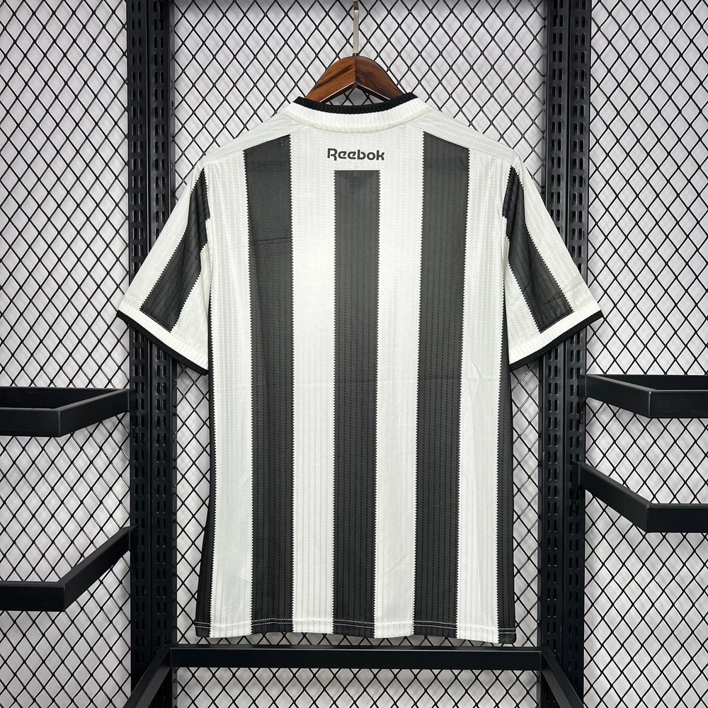 Camisa Botafogo I 24/25 Preta e Branca Masculina Reebok