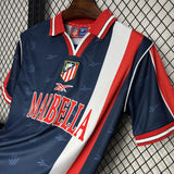Camisa Atlético de Madrid II 1998/1999 Retrô Azul Masculina Reebok