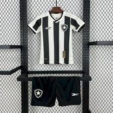 Conjunto Infantil Botafogo I 24/25 Preto e Branco Reebok
