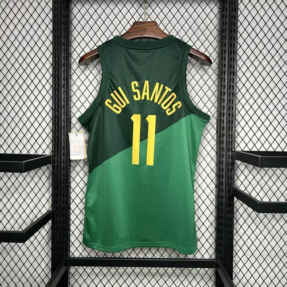 Regata Seleção Brasileira de Basquete 23/24 Verde Masculina Nike