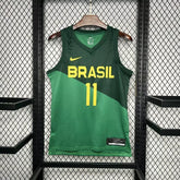 Regata Seleção Brasileira de Basquete 23/24 Verde Masculina Nike
