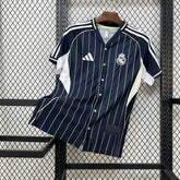 Camisa Real Madrid 2025/26 US Pack Baseball Azul Adidas