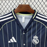 Camisa Real Madrid 2025/26 US Pack Baseball Azul