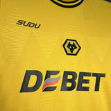 Camisa Wolverhampton Wanderers I 24/25 Amarela Masculina Sudu
