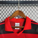 Camisa Flamengo I 1987 Retrô Vermelha e Preta Masculina Umbro