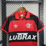 Camisa Flamengo I 1987 Retrô Vermelha e Preta Masculina Umbro