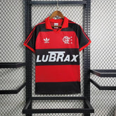 Camisa Flamengo I 1987 Retrô Vermelha e Preta Masculina Umbro