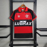 Camisa Flamengo I 1987 Retrô Vermelha e Preta Masculina Umbro