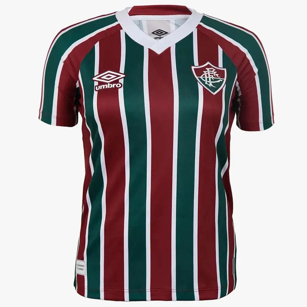 Camisa Fluminense I 25/26 Vermelha/Verde Feminina Umbro