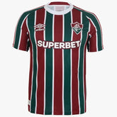 Camisa Fluminense I 25/26 Vermelha/Verde Masculina Umbro