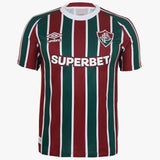 Camisa Fluminense I 25/26 Vermelha/Verde Masculina Umbro