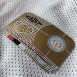 Camisa Manchester United Dupla Face 100 Anos Retrô 2001/2002 Branca / Dourada Masculina Umbro