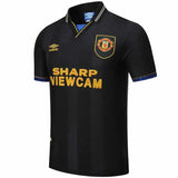 Camisa Manchester United II 1993 Retrô Preta Masculina Umbro