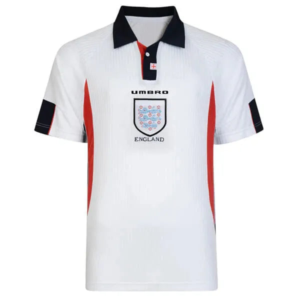 Camisa Seleção Inglaterra I 1998 Retrô Branca Masculina Umbro